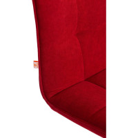 Кресло TetChair ZERO флок бордовый 10 13503