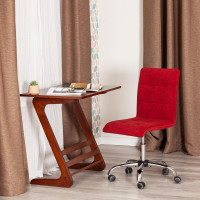 Кресло TetChair ZERO флок бордовый 10 13503