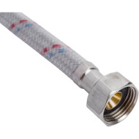 Подводка для воды AQUALINE нейлон/ПВХ стальнаягайка вн-вн 1/2 - 60 см 04863