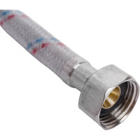 Подводка для воды AQUALINE нейлон/ПВХ стальнаягайка вн-вн 1/2 - 60 см 04863