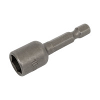 Насадка торцевая с магнитом (2 шт; 10 мм; 1/4"; CrV) HOEGERT TECHNIK HT1S458