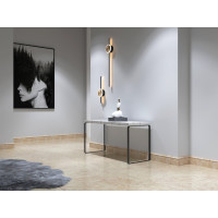 Напольный плинтус Decor-Dizayn ударопрочный, влагостойкий, юрский мрамор, 79х13х2400 мм 005-10