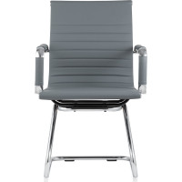 Кресло для посетителей Стул Груп TopChairs Visit, серое D-101L grey