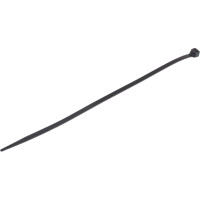 Нейлоновые хомуты для проводов FIT черные, 100 шт., 4,8х200 мм 60354