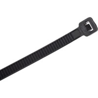 Нейлоновые хомуты для проводов FIT черные, 100 шт., 4,8х200 мм 60354