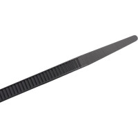 Нейлоновые хомуты для проводов FIT черные, 100 шт., 4,8х200 мм 60354