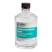 Изопропиловый спирт НЕРС+ Абсолютированный 99.9 бутылка 0,5 л ПЭТ 800006