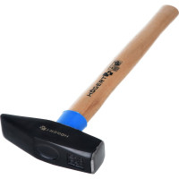 Слесарный молоток HOEGERT TECHNIK кованый, 800 г, с деревянной рукояткой HT3B008