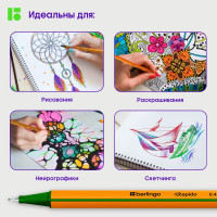 Набор капиллярных ручек BERLINGO Rapido 10 цветов, 0,4 мм, трехгранные CK_40010