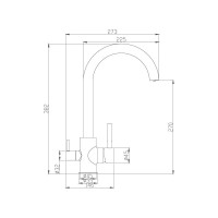 Смеситель для кухни Haiba HB76840 026-5831