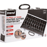 Набор из 50 фрез (хвостовик 6,35 мм) по дереву TREND SET/SS50X1/4TC