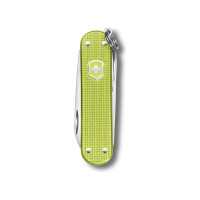 Нож-брелок Victorinox Classic SD Alox Colors Lime Twist 58 мм, 5 функций, светло-зелёный 0.6221.241G