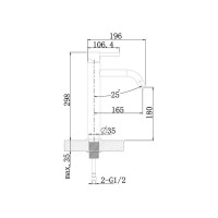 Смеситель для раковины Agger Zest черный A0712144