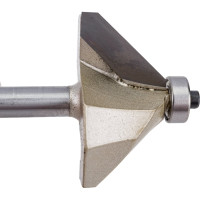 Фреза кромочная конусная 45 градусов по дереву (48х22.5 мм; хвостовик 8 мм) Strong СТФ-10240048