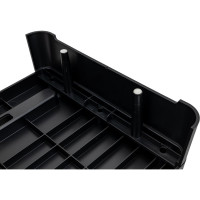 Подставка под монитор Стамм полистирол, 243х518х74 мм, черная ПМ10