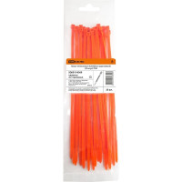 Нейлоновый хомут TDM ELECTRIC 4.8х400 мм, оранжевый, 25 штук SQ0515-0369