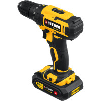 Дрель-шуруповерт STEHER 20В, 2 АКБ 2Ач CD-200-2