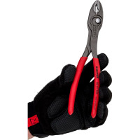 Захватные клещи Knipex TwinGrip, 4 - 22 мм, чернённые, длина 200 мм, обливные рукоятки, KN-8201200