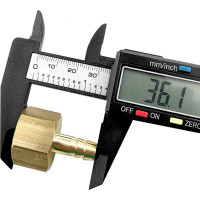 Штуцер Профитт латунный пневмо 1/2" ВР х 8 мм 9276539