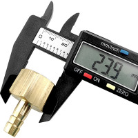 Штуцер Профитт латунный пневмо 1/2" ВР х 8 мм 9276539