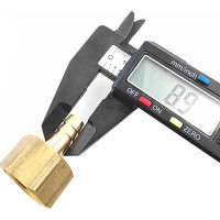 Штуцер Профитт латунный пневмо 1/2" ВР х 8 мм 9276539