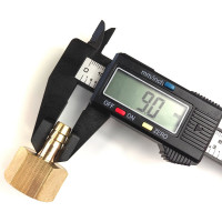 Штуцер Профитт латунный пневмо 1/2" ВР х 8 мм 9276539