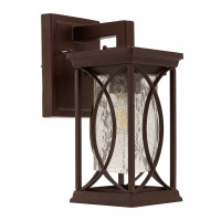 Садово-парковый светильник FERON серии «Лион», PL651 60W, E27, IP44, коричневый, 4-х гранник 11649