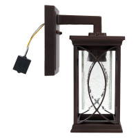 Садово-парковый светильник FERON серии «Лион», PL651 60W, E27, IP44, коричневый, 4-х гранник 11649