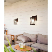 Садово-парковый светильник FERON серии «Лион», PL651 60W, E27, IP44, коричневый, 4-х гранник 11649