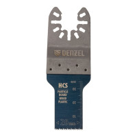 Насадка режущая пазовая прямая HCS по дереву 20х1.4 мм мелкий зуб для МФИ Denzel 782309