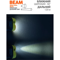 Фонарь ЯРКИЙ ЛУЧ LH-210 LEMUR налобный CREE XP-G2+XP-G3 4606400105954