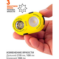 Фонарь ЯРКИЙ ЛУЧ LH-210 LEMUR налобный CREE XP-G2+XP-G3 4606400105954