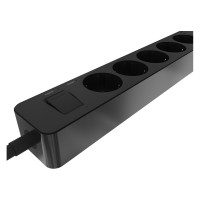 Удлинитель с USB зарядкой HARPER UCH-560 Black H00003013