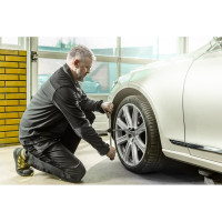 Рабочая куртка HOEGERT TECHNIK EDGAR, серая, размер S HT5K284-1-S