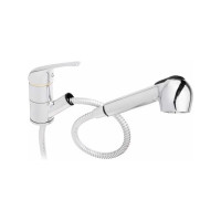 Смеситель для кухни СоюзКран, выдвижной излив, керамический картридж 40 мм, хром, цинк SK01-E119 567-054