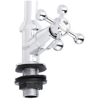 Кран для холодной воды СоюзКран керамическая кран-букса 1/2, хром, цинк SK06-T308 567-048