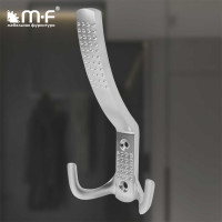 Крючок MF H5531E, AL, 3-х рожковый, матовый хром 973521v