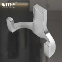 Крючок MF R17, 2-х рожковый, хром 10935v
