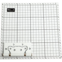 Накладная петля без врезки Аллюр 2BB WW (100х75 мм; 2.5 мм; белая; 2 шт; коробка) 13699