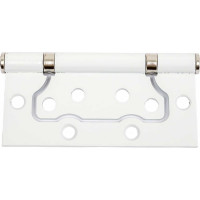 Накладная петля без врезки Аллюр 2BB WW (100х75 мм; 2.5 мм; белая; 2 шт; коробка) 13699