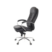 Кресло Everprof Valencia M кожа черный EC-330 Leather Black