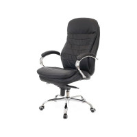 Кресло Everprof Valencia M кожа черный EC-330 Leather Black