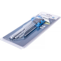 Набор шестигранных Г-образных удлиненных ключей HOEGERT TECHNIK CrV, 9 шт. HT1W808