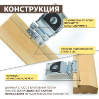Дверь для бани DoorWood Бронза, 1800х700 мм УТ-00011684