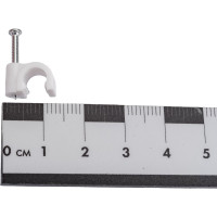 Пластиковая круглая скоба Volsten 6 мм 50 шт. V02-6W-1-06-050 9542