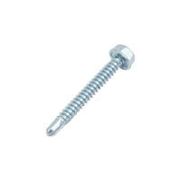 Кровельный саморез КРЕП-КОМП цинк 7 мкм, без шайбы, 6,3х51 100 шт скбш6351ф