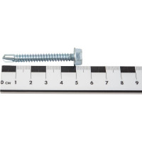 Кровельный саморез КРЕП-КОМП цинк 7 мкм, без шайбы, 6,3х51 100 шт скбш6351ф