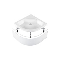 Поддон для душа Melodia della vita Round Plus 90х90х35.5х16 высокий 59440