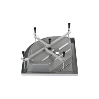 Поддон для душа Melodia della vita Round Plus 90х90х35.5х16 высокий 59440