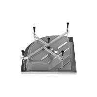 Поддон для душа Melodia della vita Round Plus 90х90х35.5х16 высокий 59440